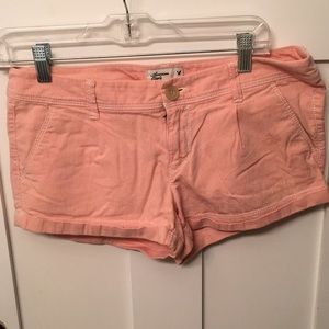 Salmon “boat” style shorts